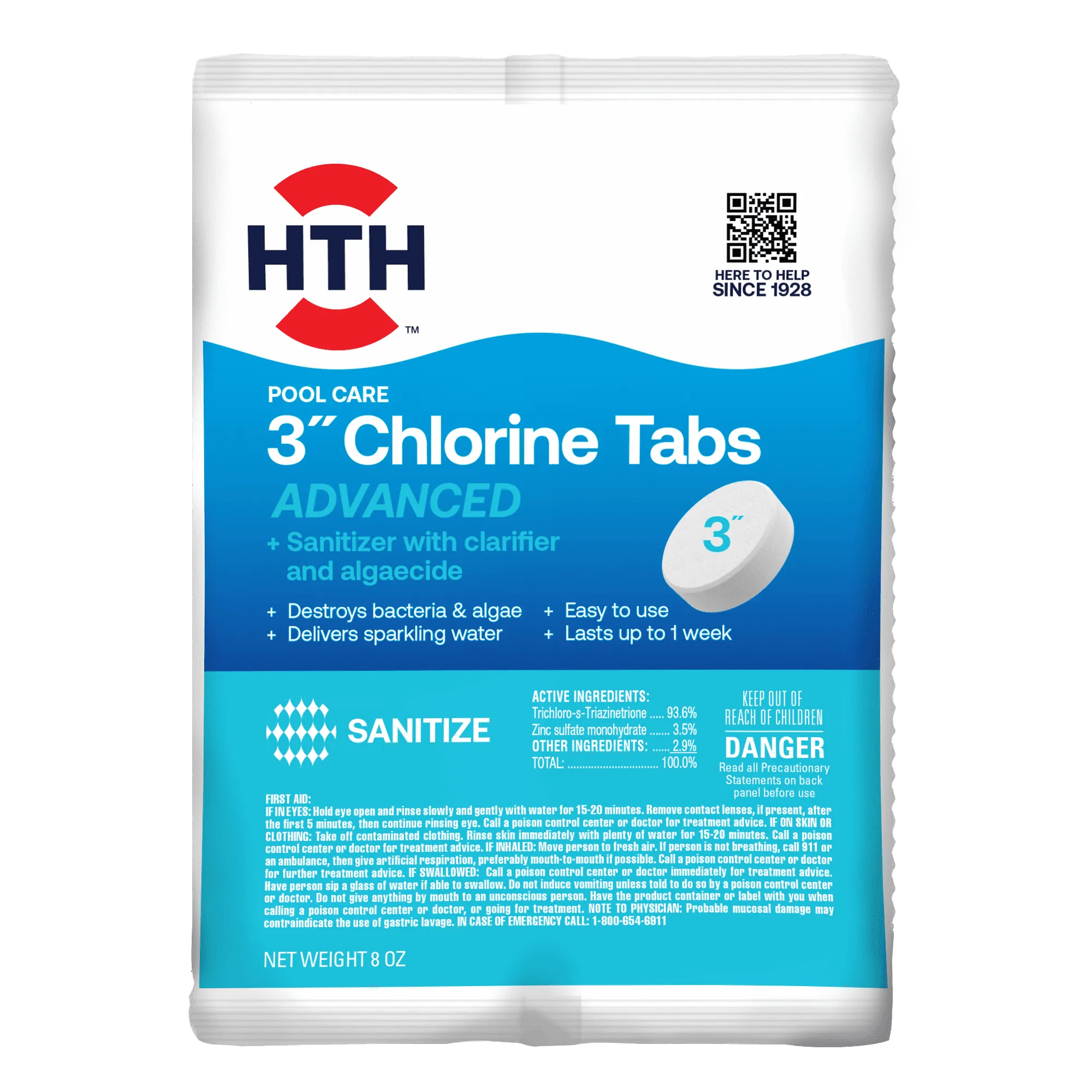 HTH Pool Care 3 Chlorine Tablet
